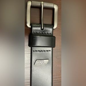 Black Dickies Leather Belt Size 36